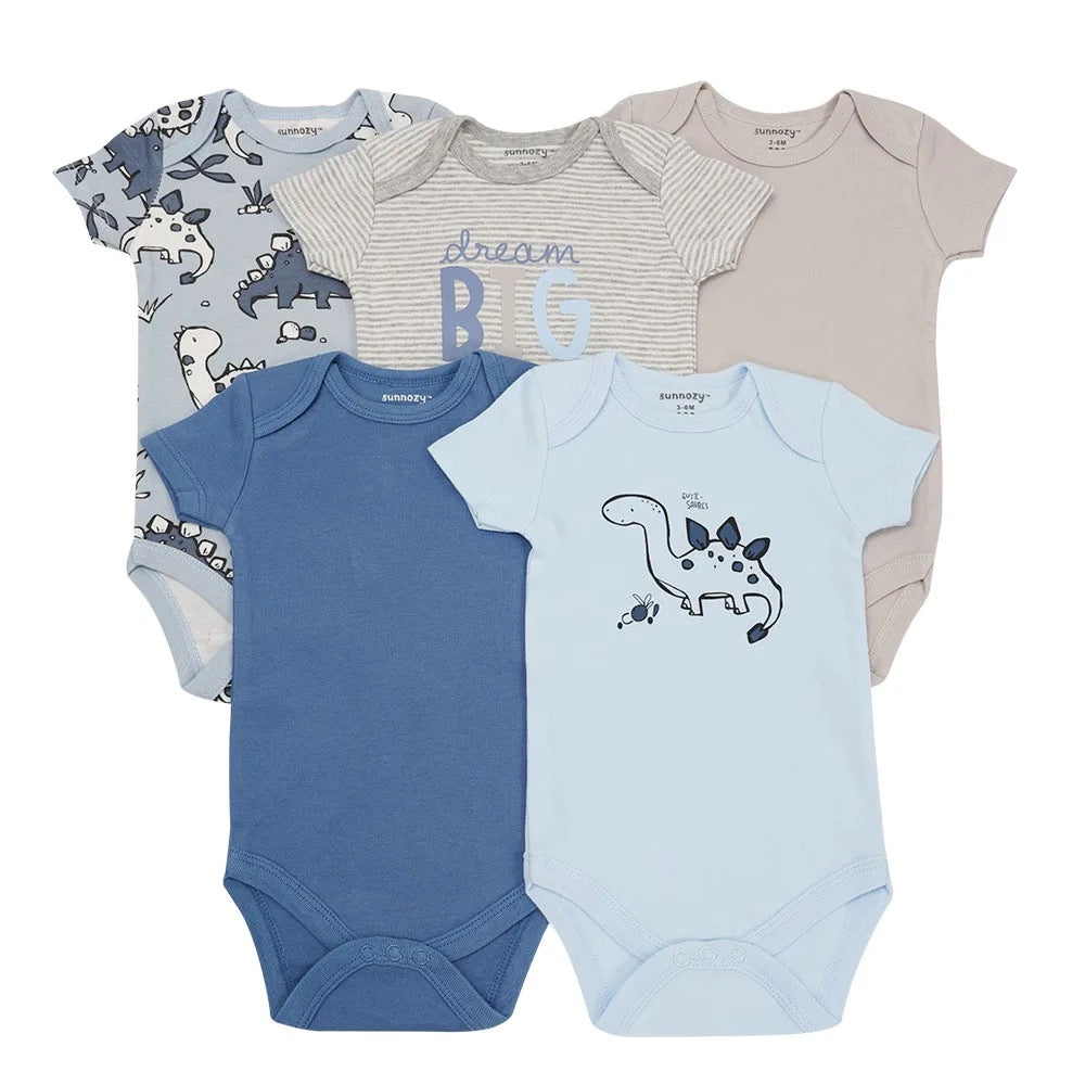 Lot de 250 barboteuses bébé mix modèle coton